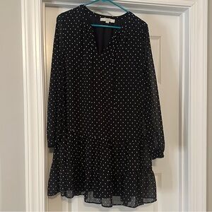 Black and White Polka Dot Dress